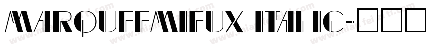MarqueeMieux Italic字体转换